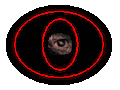eye in red rings