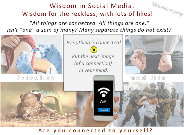 Things are connected in different ways