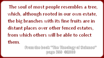 quote from the book The theology of science